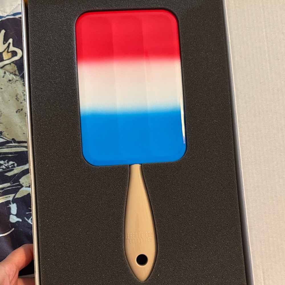 Jeffree Star Red, White, and Blue Hand Mirror